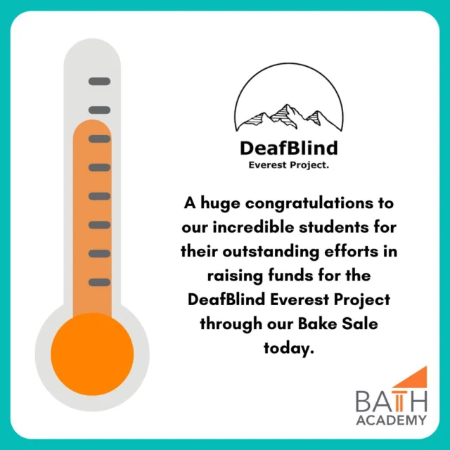 👏 Huge shoutout to our amazing students for raising funds for the @deafblindeverestproject in today's Bake Sale! 🏔️

Your generosity and community spirit are inspiring and commendable. 🍰🧁🍪 

#DeafBlindEverestProject #StudentSpirit #StudentImpact #BakeSaleSuccess #CommunityMatters