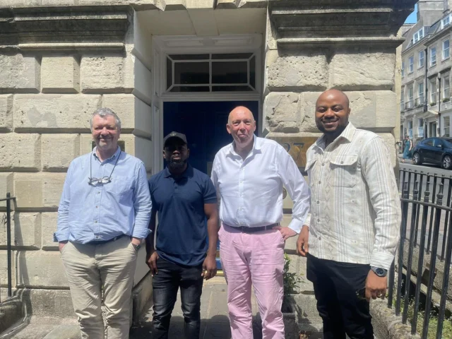 BATH ACADEMY ALUMNI 🟠⚪️

So great to catch up with former students, Edilson and Basilio this afternoon. Both students came to Bath Academy from Angola to undertake a year of English Development and then took the University Foundation Programme (2014-2015). 

Both went on to the @uniofnottingham to major in Engineering.

Edilson continued his education @uniofleicester undertaking a Masters and now lives, and works, in the South West. 

Basilio has returned to work in Angola. 

Fantastic to catch up with both of them and hear how Bath Academy helped shape their futures, especially with the help of Principal, Tim, Vice-Principal, James, and teaching staff. 

It was also good fun looking though the photo archives (we’ve shared a few for you to enjoy 😉)

Our door is always open to former Bath Academy students! 

#BathAcademy #SupportingAchievement #Alumni #ufp #studyinuk #throwback
