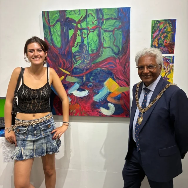 BATH ACADEMY ALUMNI 🟠⚪

We're so proud of Natalia and the hard work she has put in to her art practice. Natalia studied Art, Business, and French A-Levels at the college; she was also an excellent Student Rep and Equality Ambassador. We're sad to see her leave but wish her well on her academic journey - she goes on to study the Art Foundation programme at Wiltshire College. 👋

Let us showcase some of her work, some of which featured prominently at the Plants & Gardens exhibition that Bath Academy hosted at @studio44ad at the end of June. 🪴🌿🌱

The Mayor of Bath attended the private view (pictured opposite side of Natalia's painting 'Forest') 🌳and the exhibition was made possible by our past student Rufus' work, which won the Moon Gazers & Star Finders @RCSBathArt Young Artist's Prize back in 2024. 🌙

More of her artwork can be found @nataliafuchsx 🖌️🎨✏️

#farewell #gowell #goodbye #art #studentshowcase #artexhibition #privateview #artinbath #painting #studentrep #studyartinbath #artatbathacademy #SupportingAchievement #alevelart #artanddesigninbath